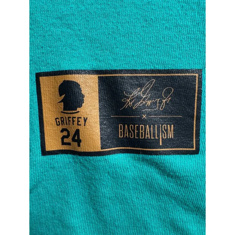 Baseballism Ken Griffey Jr. Bubble Gum The Kid 24 T-shirt Size Large